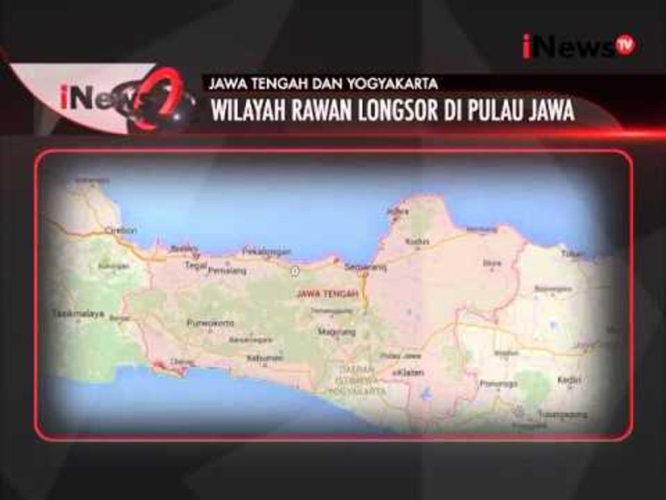 Inilah beberapa daerah di pulau Jawa yang rawan longsor - iNews Petang 10/03