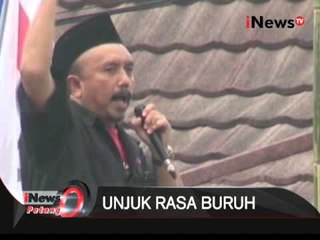 PHK sepihak, ratusan buruh di Purwakarta unjuk rasa di kantor Depnakertrans - iNews Petang 11/03