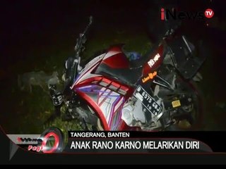 Anak Rano Karno terlibat tabrakan beruntun di jalan menuju bandara Soetta - iNews Pagi 10/03