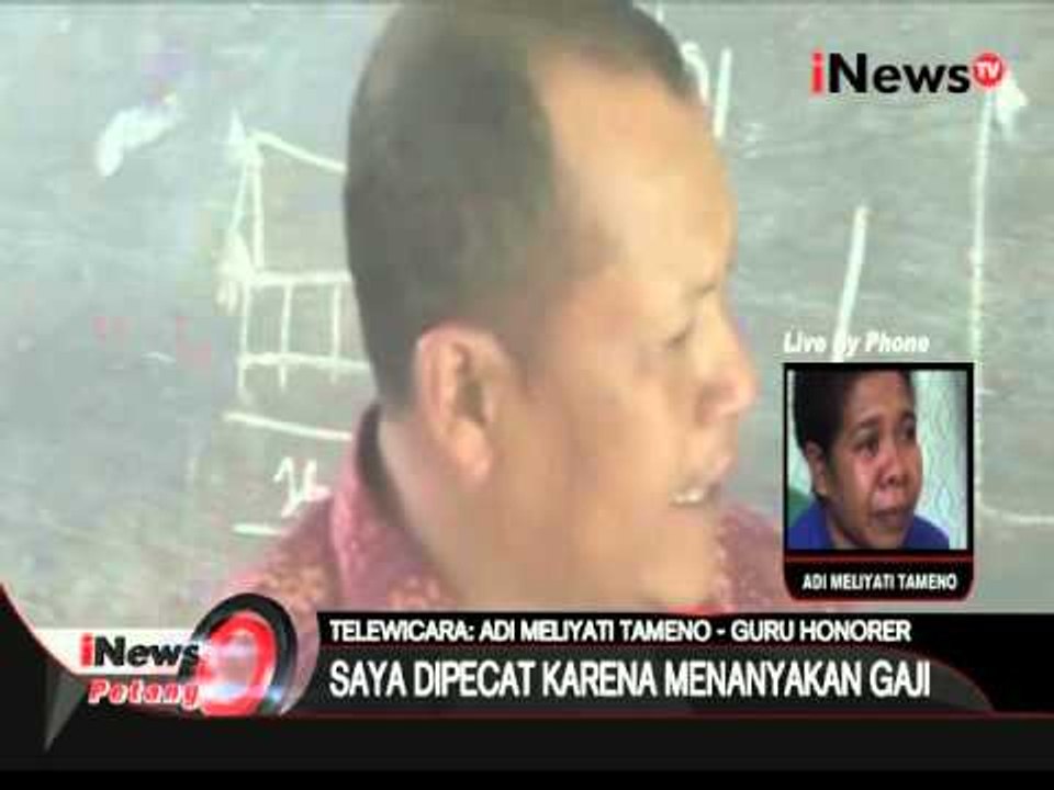 Live Telewicara : Ironis nasib guru honorer - iNews Petang 11/03