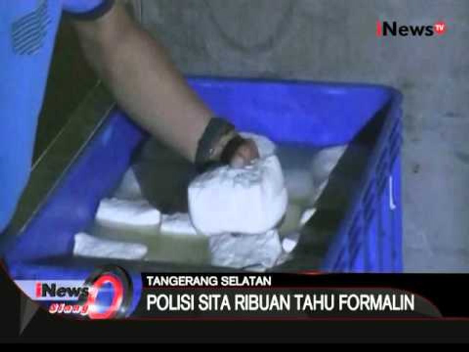 Waspada, tahu berformalin beredar di daerah Tangerang Selatan - iNews Siang 16/03