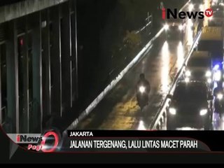 Jakarta masih tergenang banjir, sejumlah daerah dan jalan protokol terendam - iNews Pagi 16/03