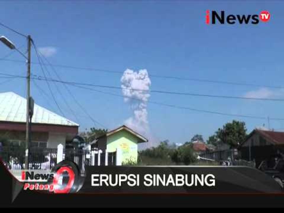 Gunung sinabung kembali erupsi - iNews Petang 16/03