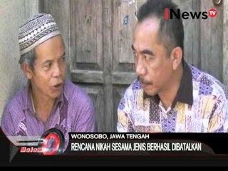 Pernikahan sesama jenis di wonosobo gegerkan warga - iNews Malam 16/03