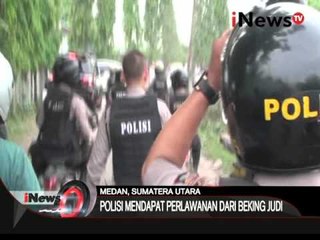 Sarang judi digrebeg polisi, oknum TNI melawan? - iNews Pagi 16/03
