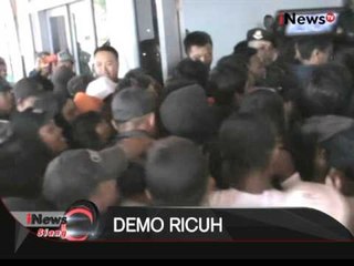 Tuntut penutupan tambang, unjuk rasa didepan kantor DPRD Sulteng ricuh - iNews Siang 17/03