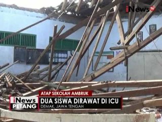 Belasan siswa di Demak luka-luka akibat bangunan sekolah yang ambruk - iNews Petang 02/06