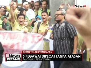 Download Video: Tuntut pemecatan pegawai sepihak, ratusan pegawai RS Islam Purwokerto demo - iNews Petang 03/06