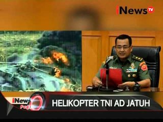 Kapuspen TNI bantah rumor jatuhnya Helikopter akibat ditembak kelompok Santoso - iNews Pagi 21/03
