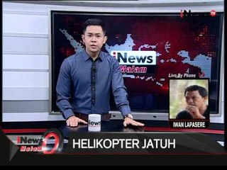 Live by phone : perkembangan jatuhnya helikopter TNI di Poso - iNews Malam 20/03