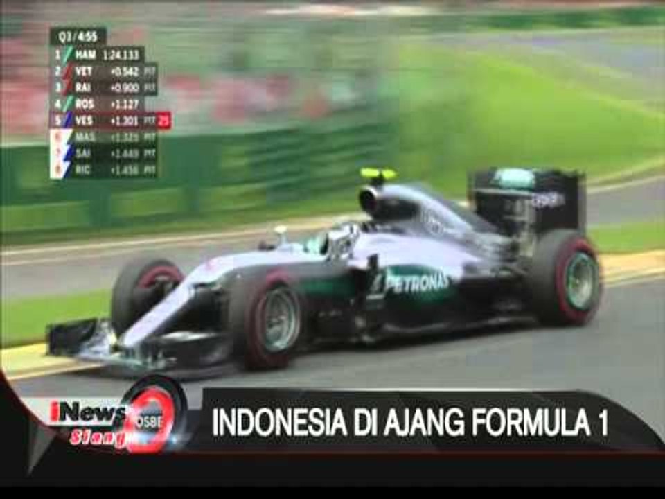 Indonesia di ajang Formula 1 - iNews Siang 20/03