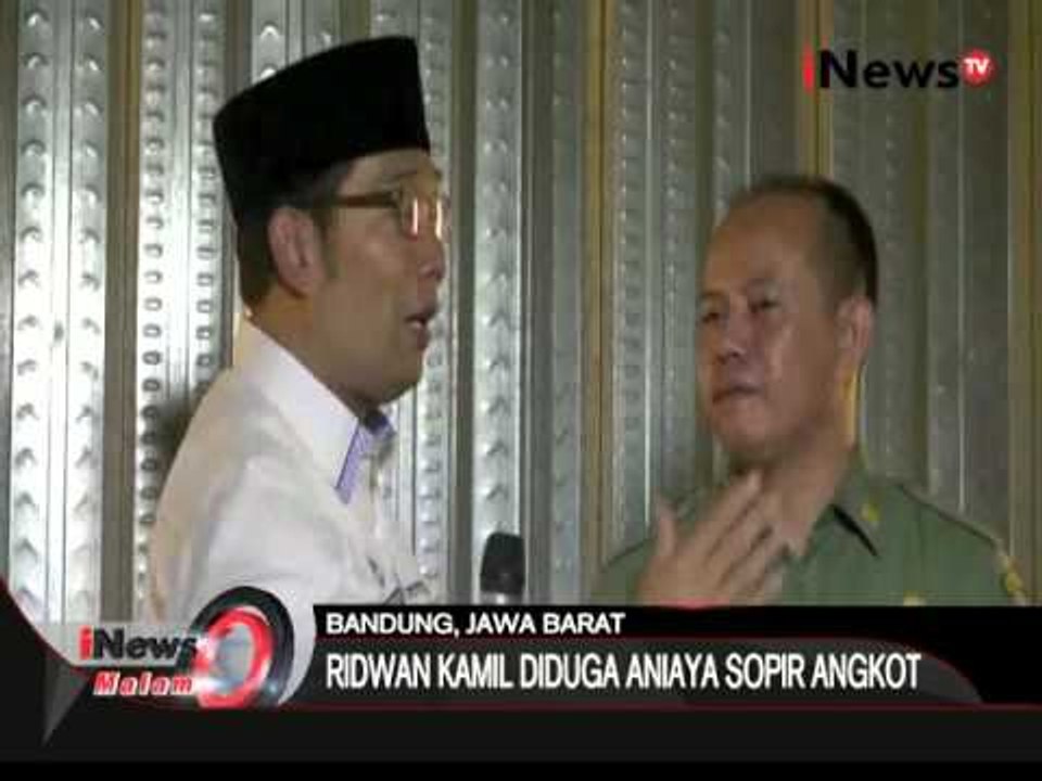 Bantah aniaya sopir angkot, inilah kronologis versi Ridwan Kamil - iNews Malam 21/03