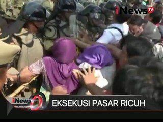 Download Video: Eksekusi pasar penampungan di Jepara berlangsung ricuh - iNews Malam 22/03