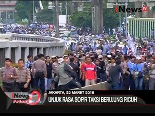 Download Video: Demo sopir taksi yang berujung bentrok di sejumlah titik di jakarta [full] - iNews Petang 23/03