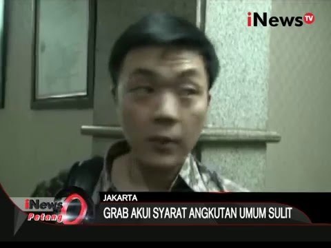 Legal Manager Grab Cars akui kesulitan jika harus mengurus perijinan angkutan - iNews Petang 24/03