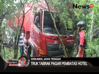 Descargar video: Akibat rem blong Truk tanki bermuatan BBM masuk jurang di Kembumen, Jateng - iNews Malam 24/03