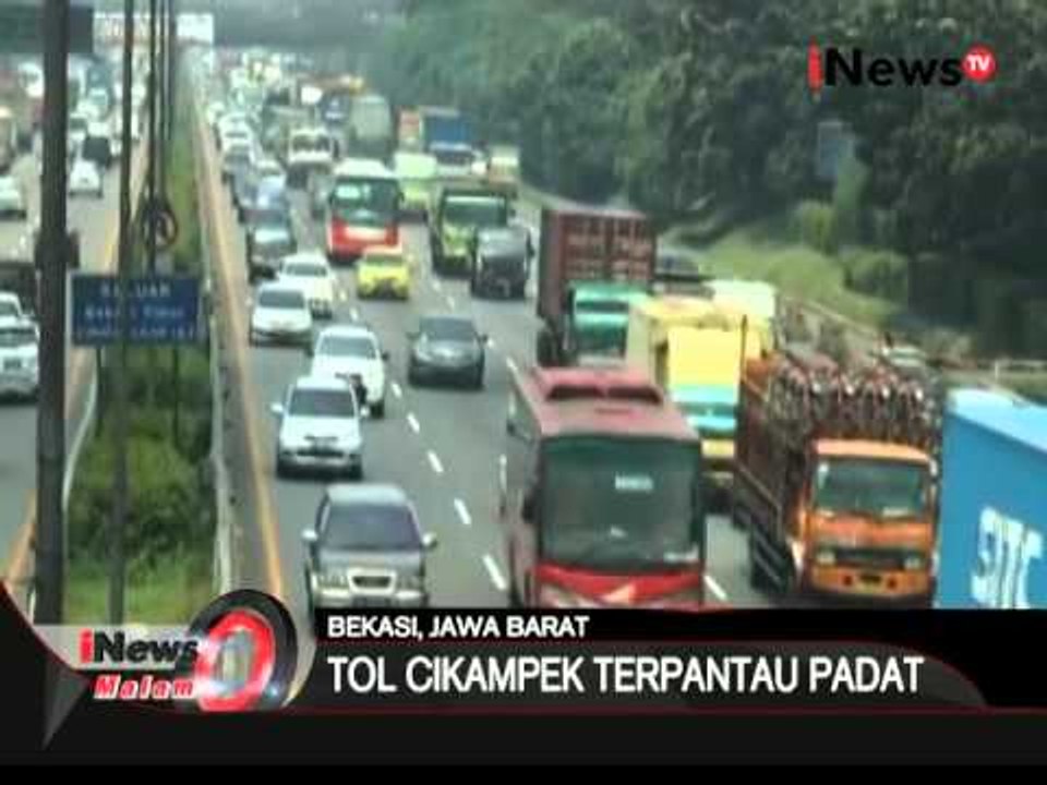 Jelang libur panjang Paskah, ruas tol Cikampek tampak padat - iNews Malam 24/03