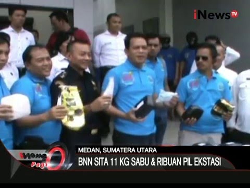 BNN Sumut berhasil amankan sindikat narkoba internasional - iNews Pagi 23/03