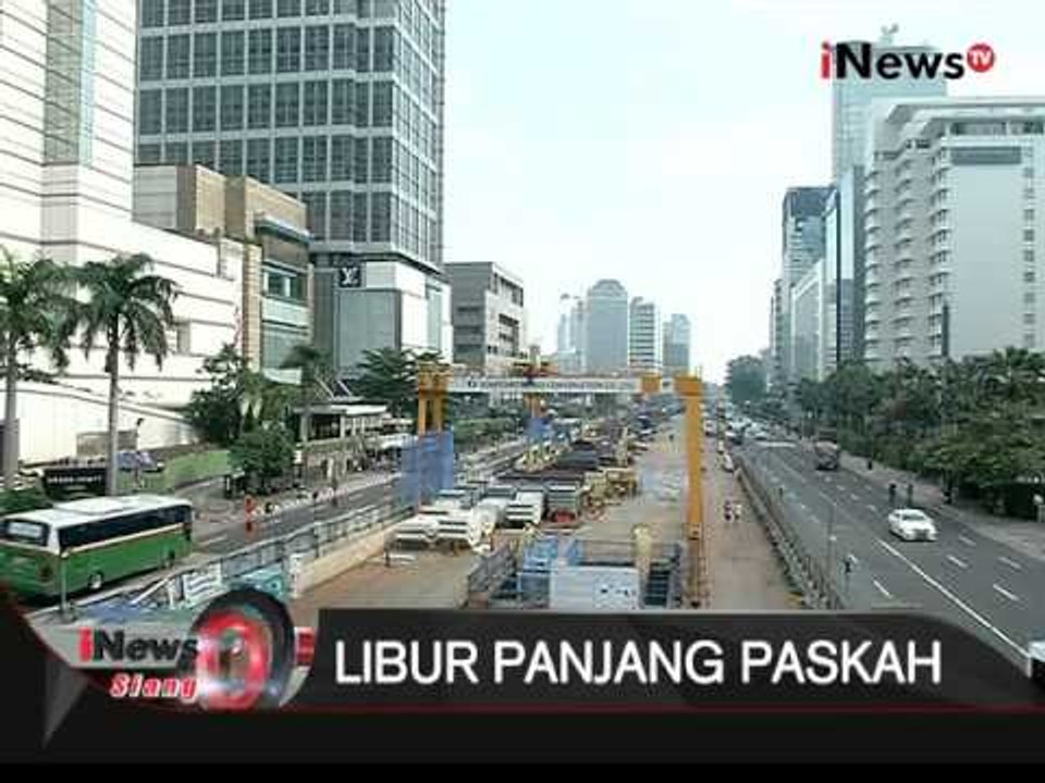 Libur panjang Paskah, sejumlah ruas lalin Ibukota tampak lengang - iNews Siang 25/03