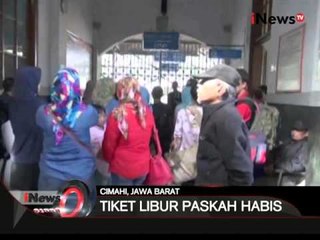 Libur Paskah, penjualan tiket kereta api di Stasiun Cimahi ludes terjual - iNews Siang 25/03