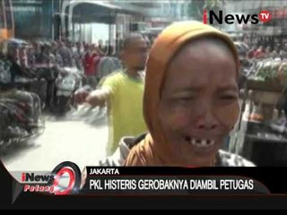 PKL histeris gerobaknya diambil petugas - iNews Petang 24/03