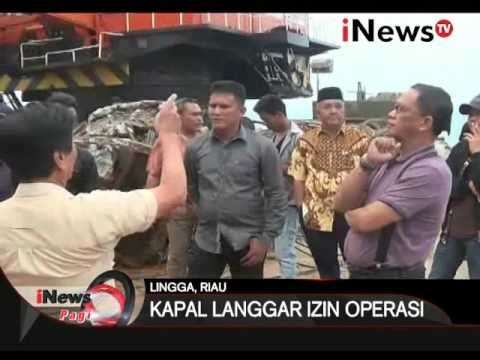 Warga lingga, Riau mengamankan kapal asal China - iNews Pagi 2803