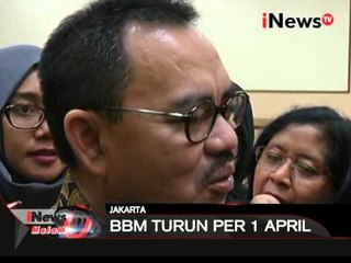 Pemerintah akan turunkan harga BBM per 1 April - iNews Malam 28/03