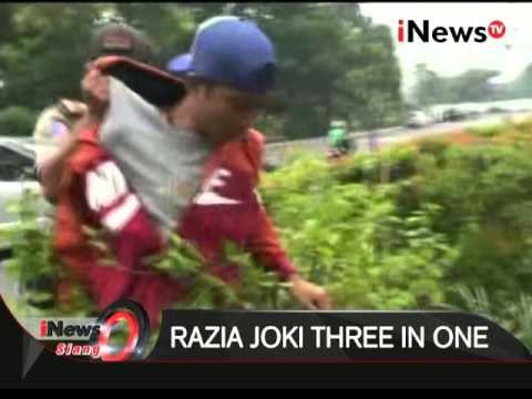 Razia, Satpol PP kejar kejaran dengan joki Three in One - iNews Siang 30/03