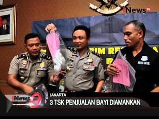 Polda Metro Jaksel amankan tersangka pelaku perdagangan bayi - iNews Petang 31/03