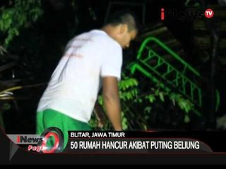50 rumah hancur akibat puting beliung di Blitar, Jatim - iNews Pagi 31/03