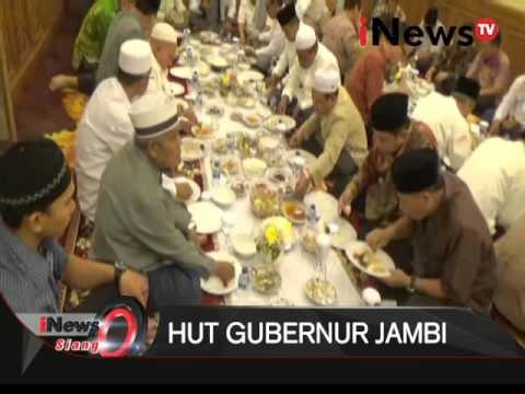 Zumi Zola Gubernur Jambi rayakan ulang tahun & syukuran di rumah dinas - iNews Siang 01/04