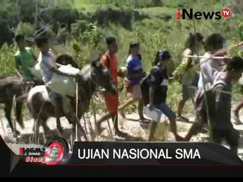 Perjuangan para siswa di daerah untuk mengikuti Ujian Nasional - iNews Siang 04/04