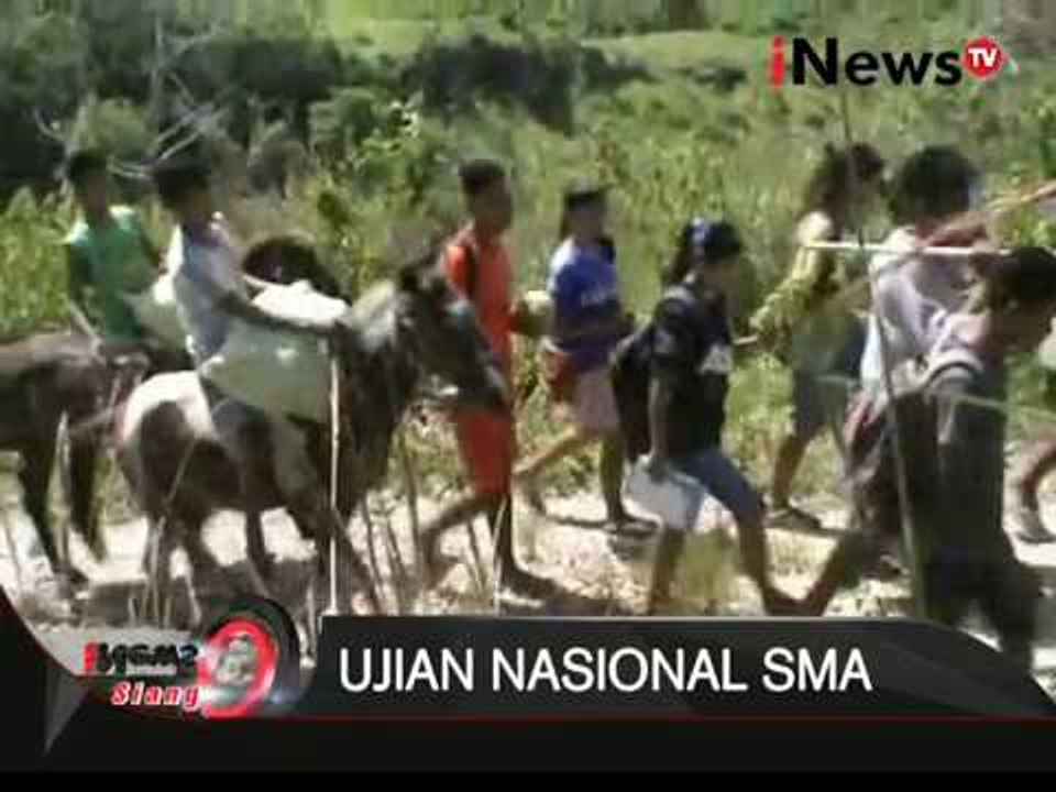 Perjuangan para siswa di daerah untuk mengikuti Ujian Nasional - iNews Siang 04/04