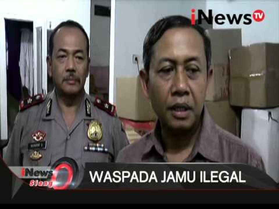 Petugas BPOM & Polda Jawa Barat grebek pabrik jamu ilegal di Cirebon - iNews Siang 01/04