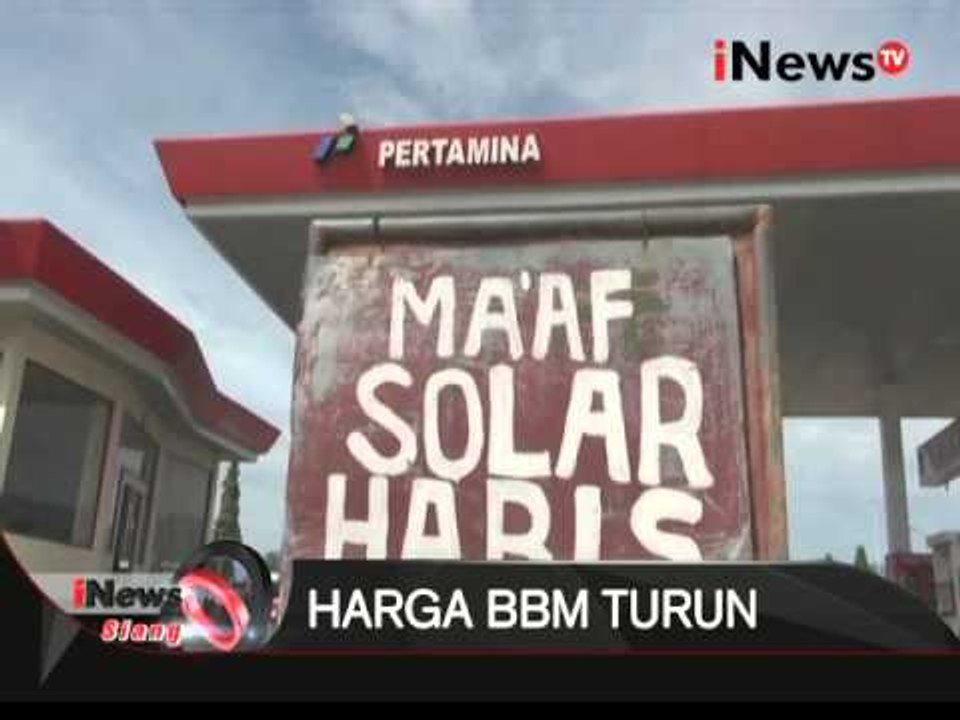 Harga BBM turun, stok BBM di beberapa daerah kosong - iNews Siang 01/04