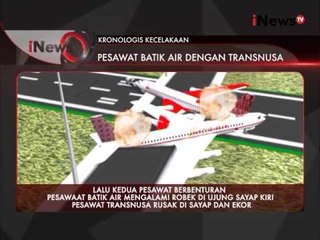 Inilah kronologis tabrakan Batik Air dengan Transnusa - iNews Siang 05/04