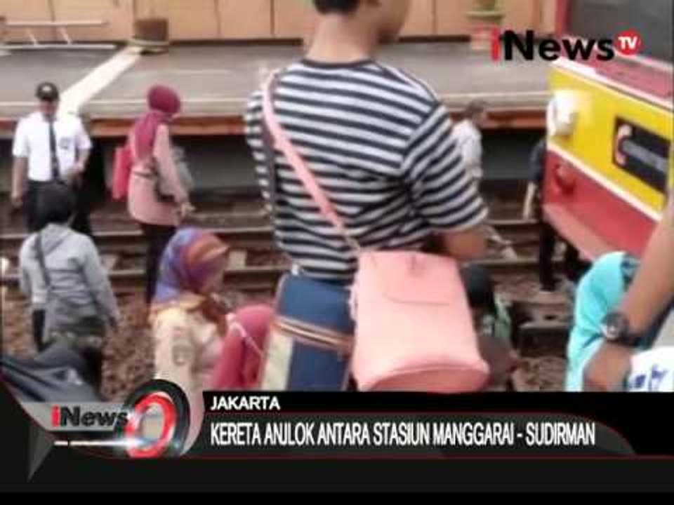 Kereta anjlok, KRL jurusan Tanah Abang anjlok - iNews Petang 06/04