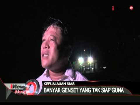 Setelah alami 10 hari pemadaman listrik di Nias, PLN datangkan 10 genset - iNews Siang 11/04