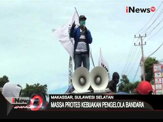 Tolak kebijakan bandara, kericuhan warnai aksi protes supir taksi di Makassar - iNews Malam 11/04