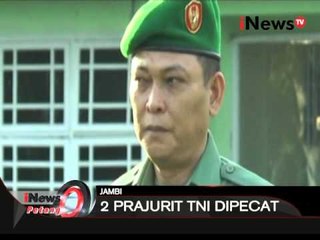 2 Prajurit TNI di pecat tidak hormat - iNews Petang 11/04