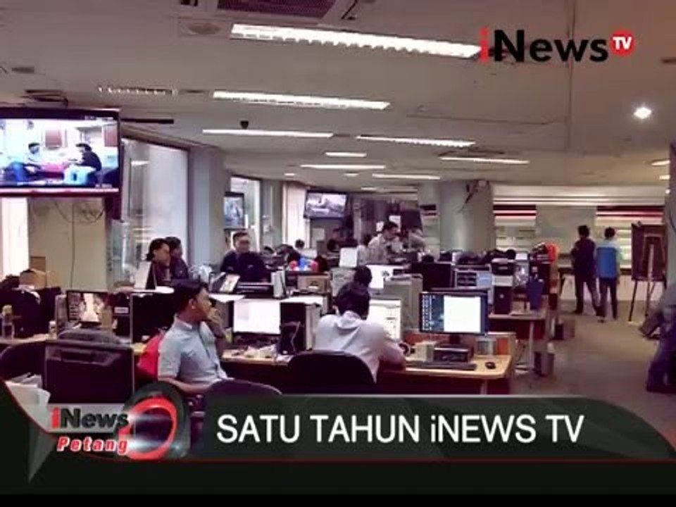 Satu Tahun iNews TV, kegiatan dibalik layar proses produksi berita - iNews Petang 06/04