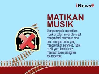 Inilah tips aman melintasi rel kereta api - iNews Siang 12/04