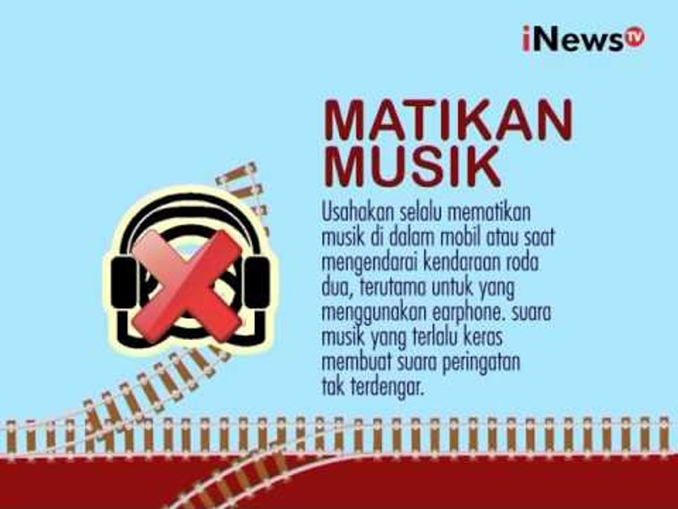Inilah tips aman melintasi rel kereta api - iNews Siang 12/04