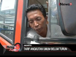 Turunanya BBM, tarif angkutan umum di Jakarta masih menggunakan tarif lama - iNews Pagi 15/04