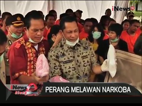 Live report : terkait pemusnahan barang bukti narkoba oleh BNN - iNews Siang 15/04