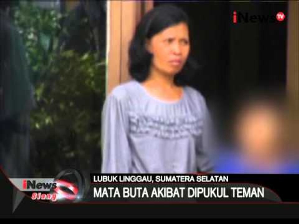 Seorang bocah dipukul teman hingga mengalami kebutaan di Lubuk Linggau - iNews Siang 14/04