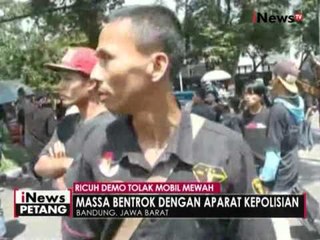 Demo menolak pengadaan mobil mewah untuk anggota DPRD Jabar berlangsung ricuh - iNews Petang 21/04