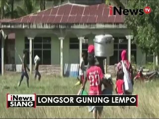 Waspada longsor susulan gunung lempo, warga ungsikan diri ketempat aman - iNews Siang 22/04
