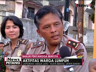 Live report : terkait banjir di Pondok Gede Permai, Bekasi - iNews Petang 21/04