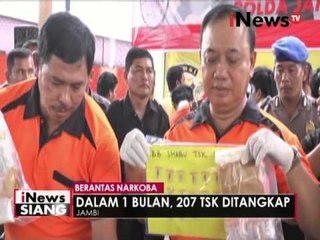 Oknum Polda Jambi tertangkap tangan mengkonsumsi narkoba - iNews Siang 22/04